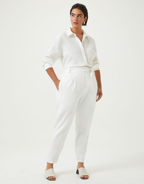 Off-white structured knit pants