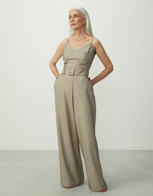 Wide tailored pants