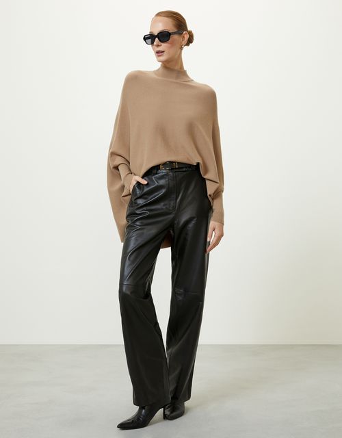 Tailored leather pants