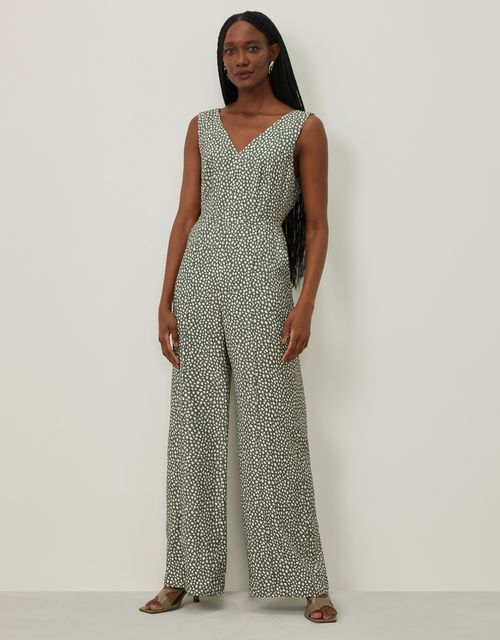 Sao Paulo military polka dot jumpsuit