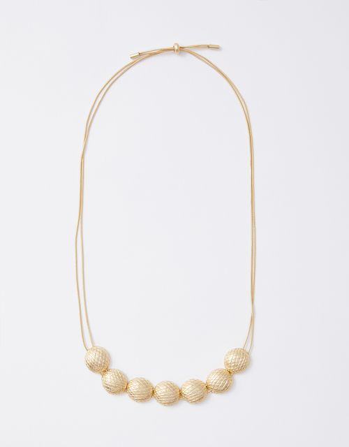 Adjustable snake-texture necklace