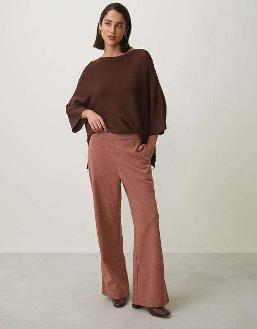 Wide 360 pink knit pants