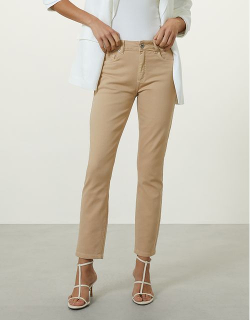 Khaki skinny jeans