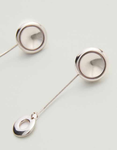 Removable disc pendant earring