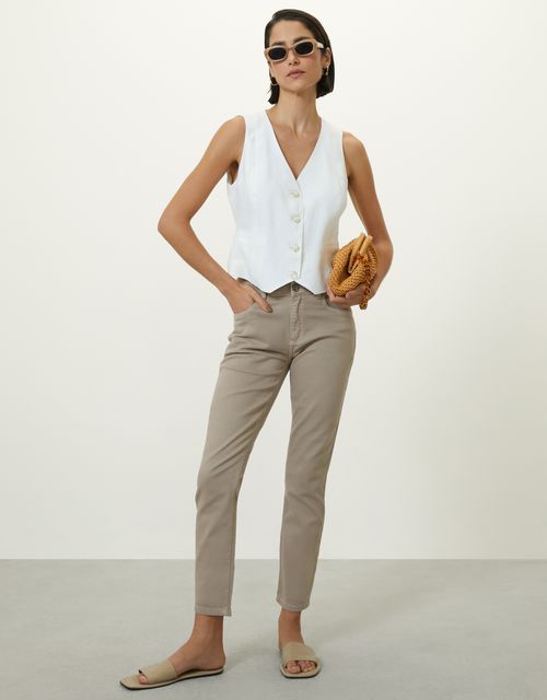 Gray skinny jeans