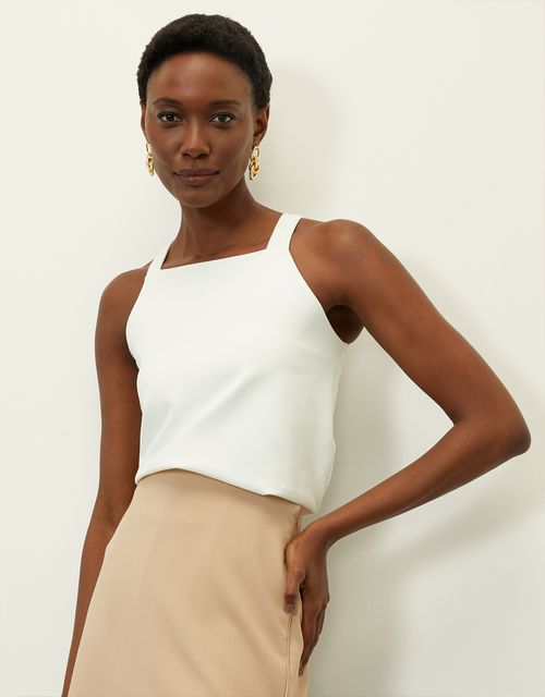 360 Off White Tailoring Reto Top