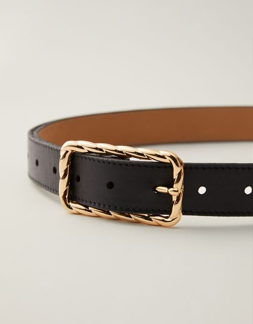 Twist buckle medium belt