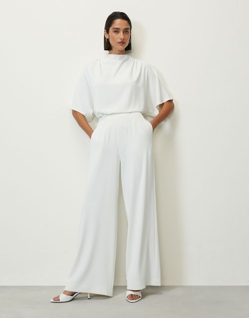 Tailored wide leg pants