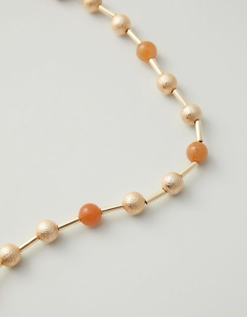 Calcite stones short necklace