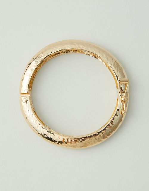 Hammered metal bracelet