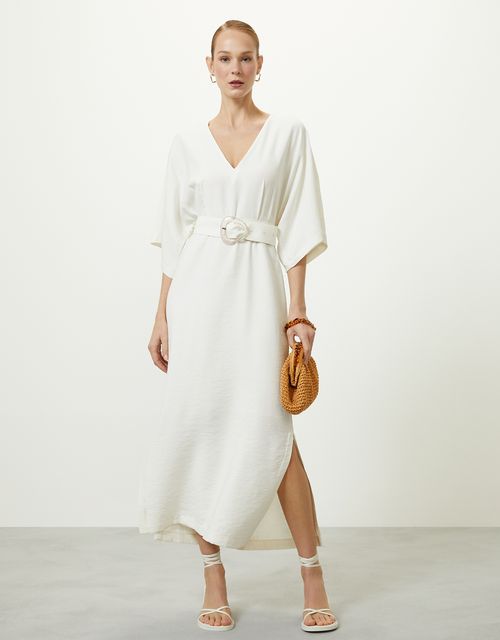 Straight dress with open back