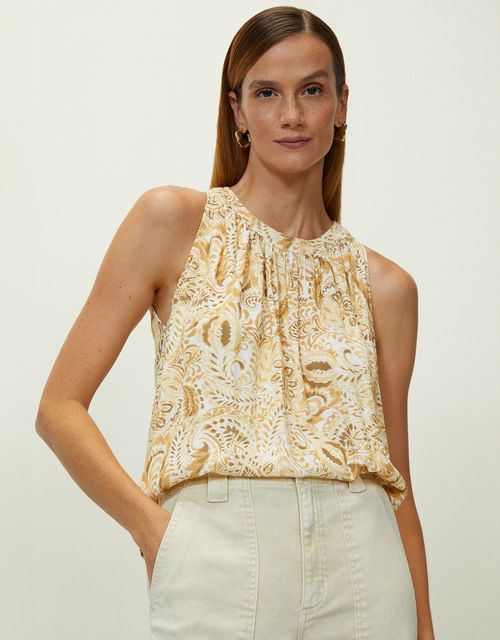 Solar paisley blouse