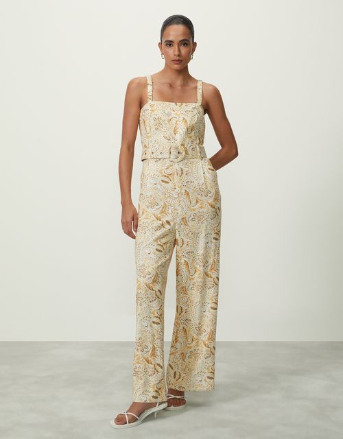 Solar paisley jumpsuit