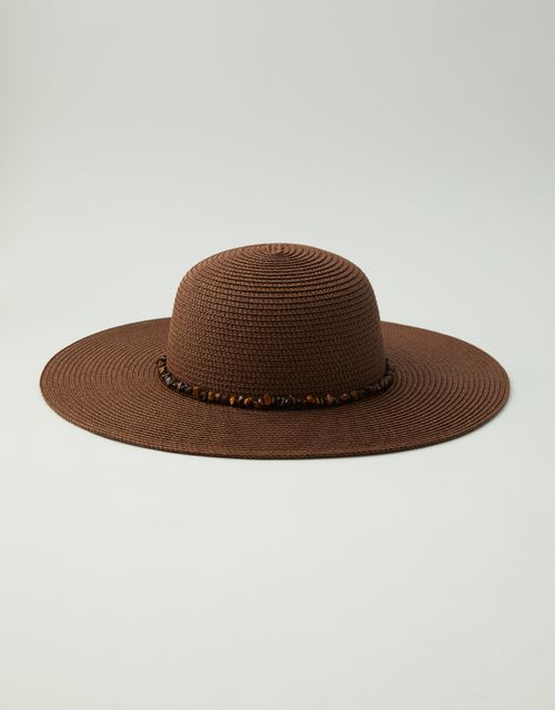Tigers eye stone hat
