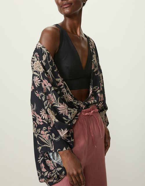 Urban garden kimono