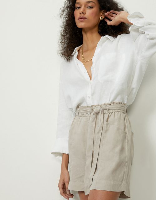 Linen clochard shorts
