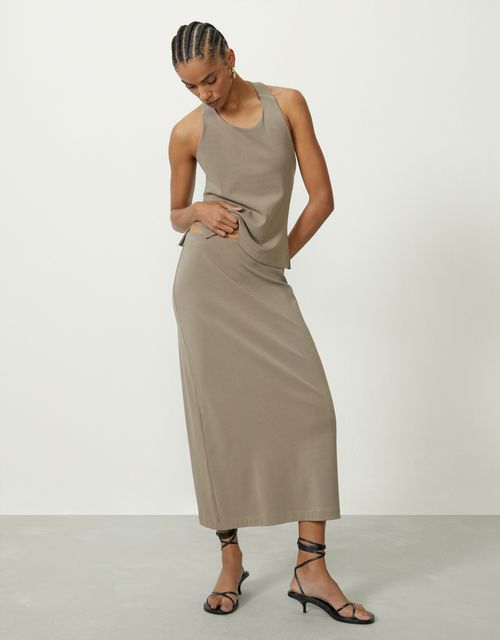 Ribbed 360 skirt
