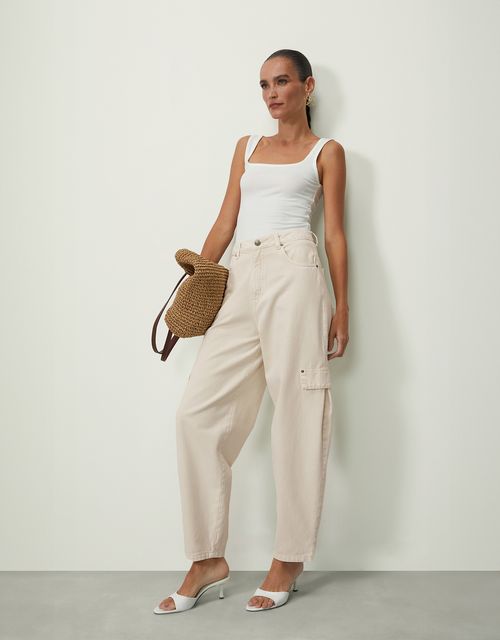 Off-white baggy cargo pants 