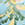 Blue summer foliage dress