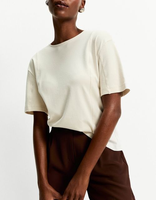 T-shirt with stitching detail