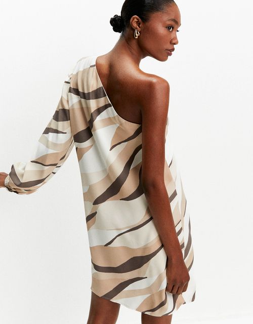 One-shoulder short dress