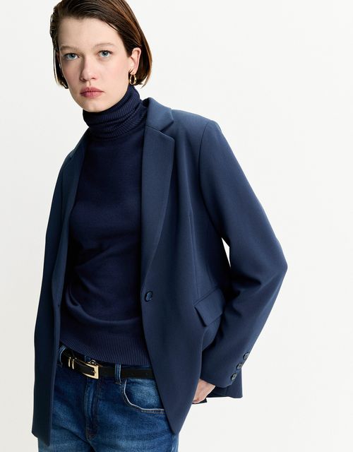 Blue Brasilia tailored blazer