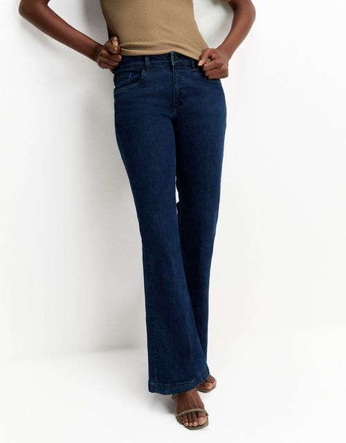 360 flared dark jeans