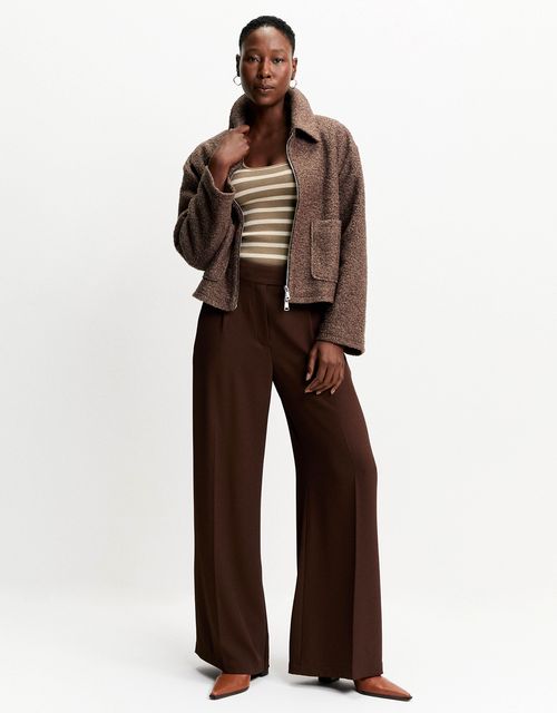 Tailored straight pants
