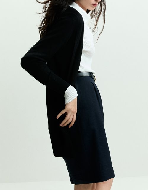Basic knit cardigan