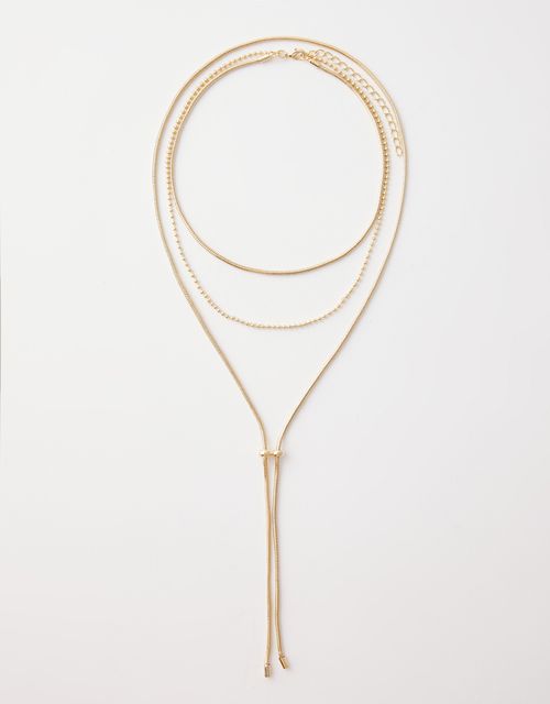 Golden bow tie necklace