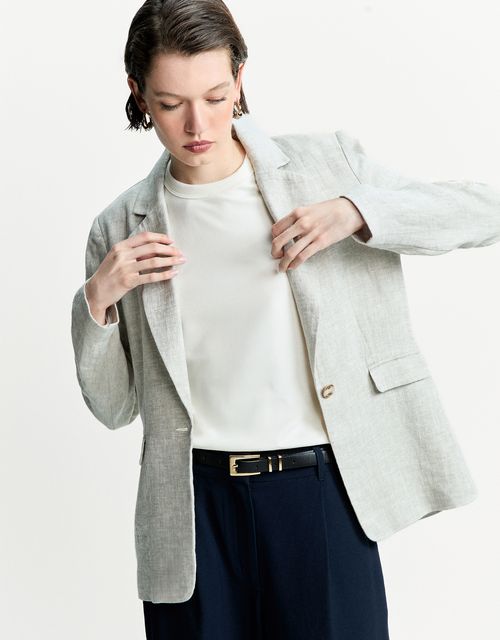 Tailored Yarn-Dyed Blazer