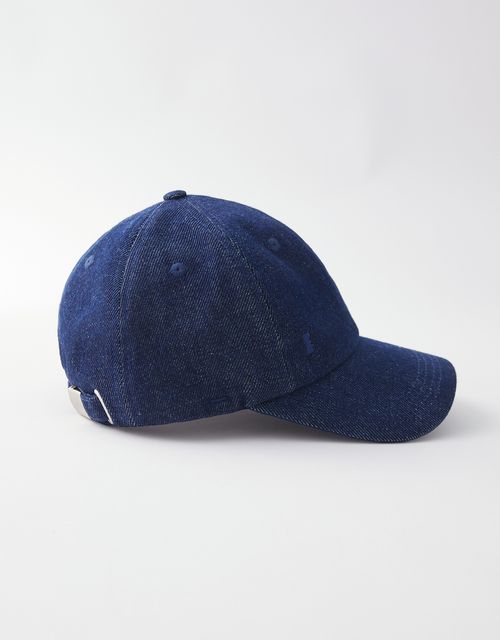 Dark denim hourglass cap