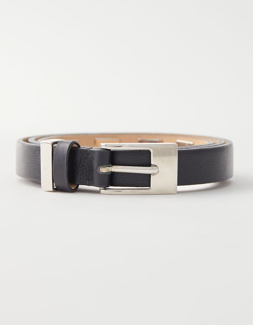 Thin belt with square eyelets