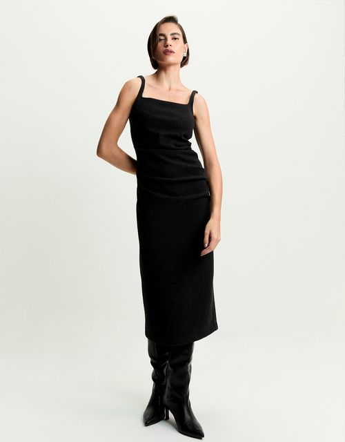 360 blend draped dress