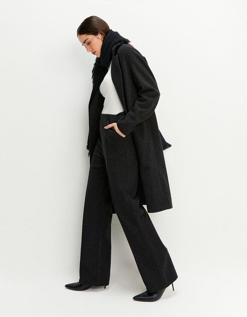 Straight mélange pants 360