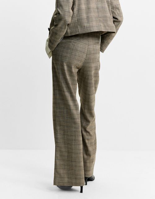 Tailored plaid pants