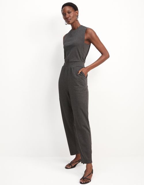 360 chalk striped jumpsuit