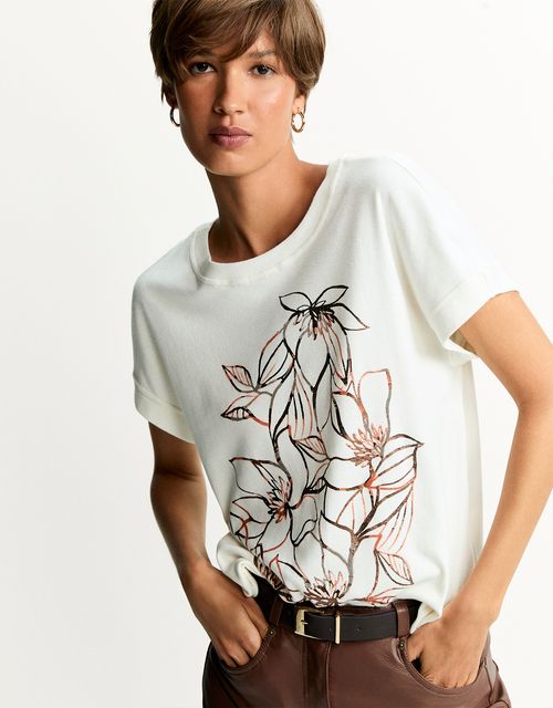 Floral graphic t-shirt