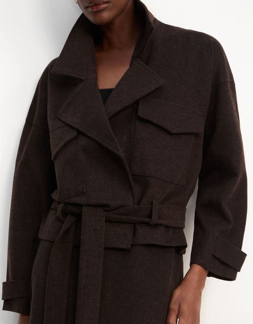 360 short blend coat