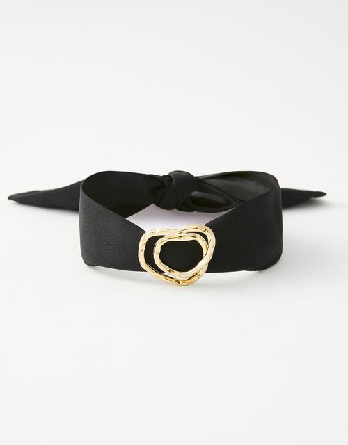 Organic pendant scarf choker