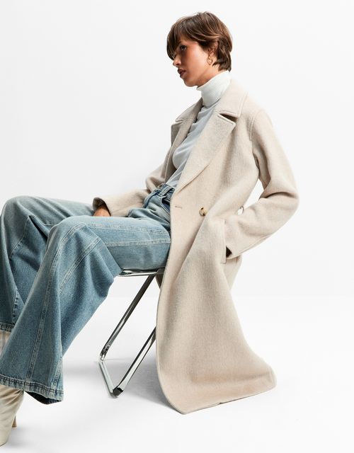Long belted coat
