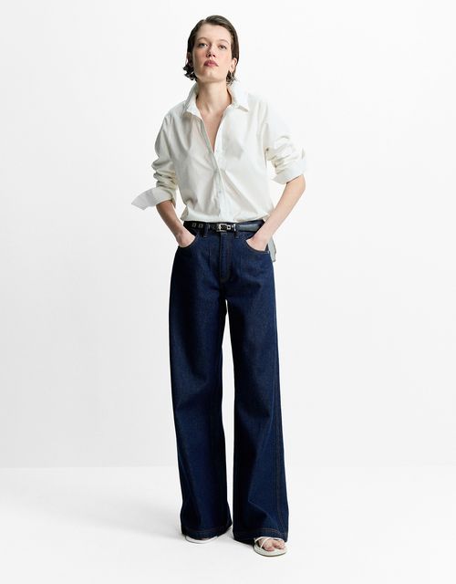 Wide leg jeans