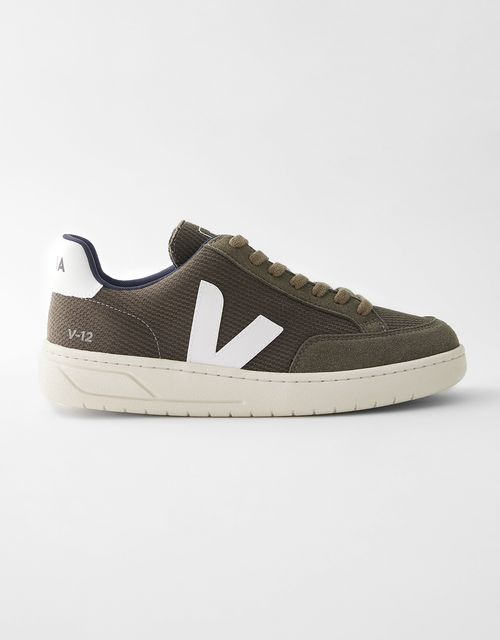 Veja V-12 Olive White Sneakers