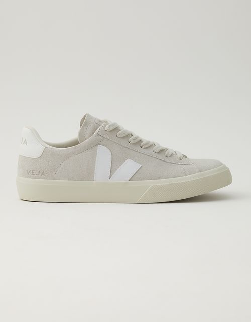 Veja Campo Suede Natural White Sneakers