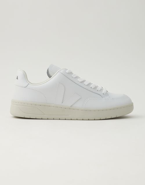 Veja v-12 extra white leather sneakers