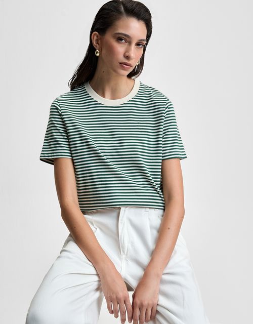 Short sleeve striped t-shirt