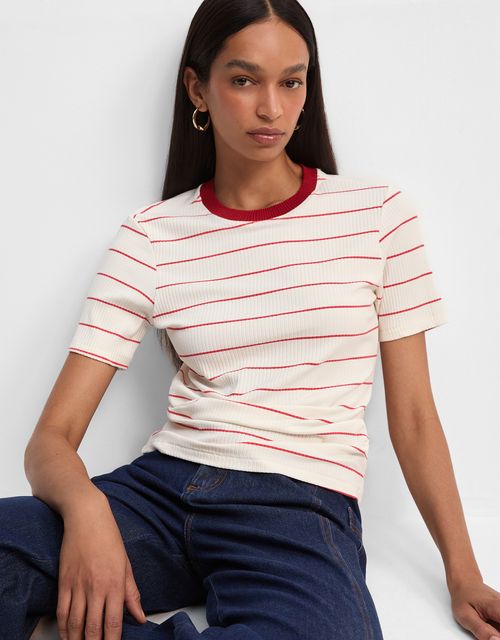 Striped fit t-shirt