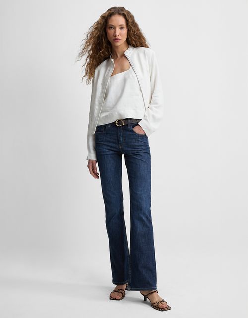 Bootcut jeans mid-rise waist