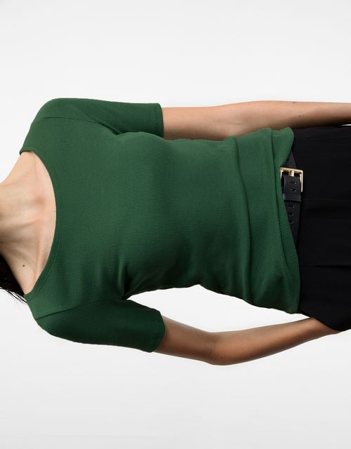 T-shirt decote canoa