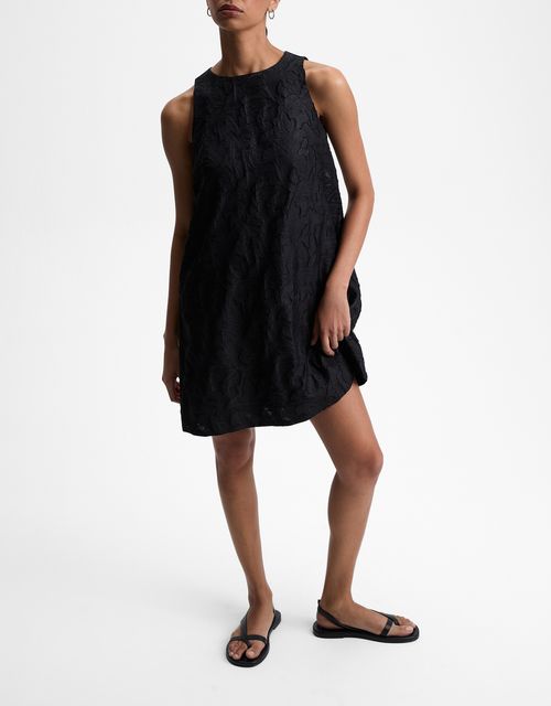 Jacquard short dress